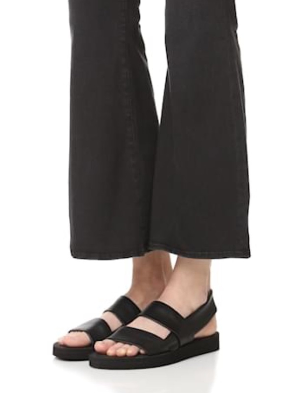 Opening Ceremony Black Strappy Platform Sandals